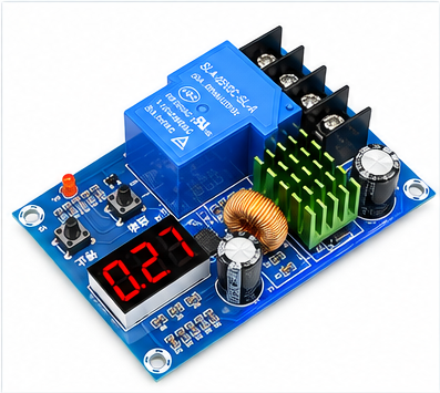 XH-M604 DC 6–60V Battery Charging Control Module with Digital Voltage Display