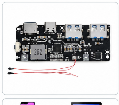 SW6206 / SW6208 QC4.0 PD3.0 22.5W Fast Charging Power Bank Module – Version C