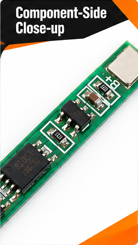 1S 4A BMS Protection Board for 3.7V Li-ion Battery – 259-FDC-3540