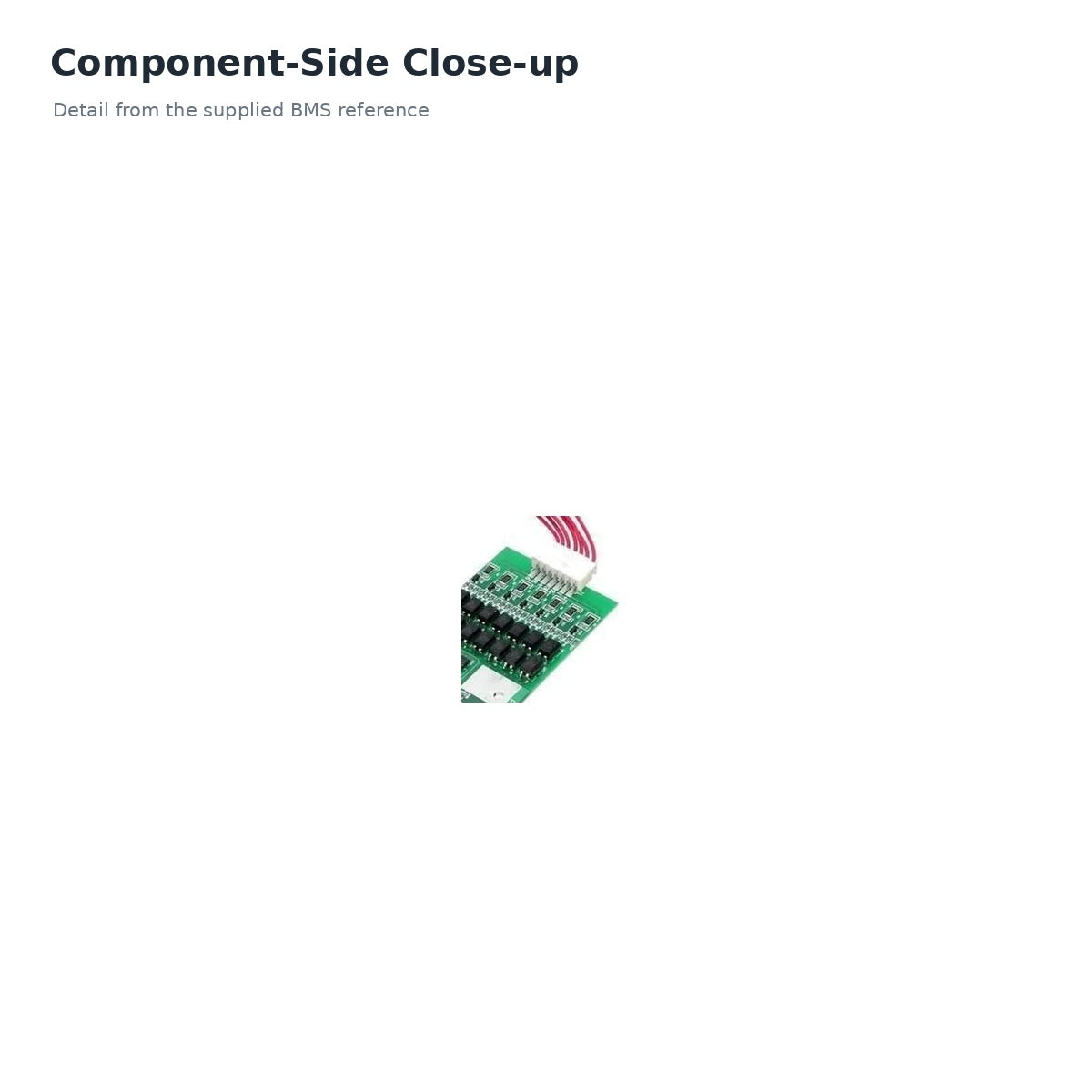 7S 24V 20A 18650 Lithium-Ion Battery BMS Protection Board with Wire