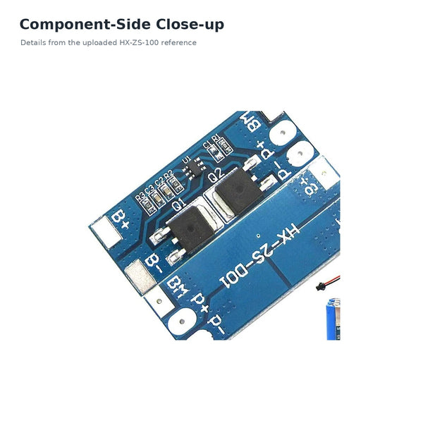 2S 8A 7.4V 8.4V 18650 Lithium-Ion BMS Battery Protection Board