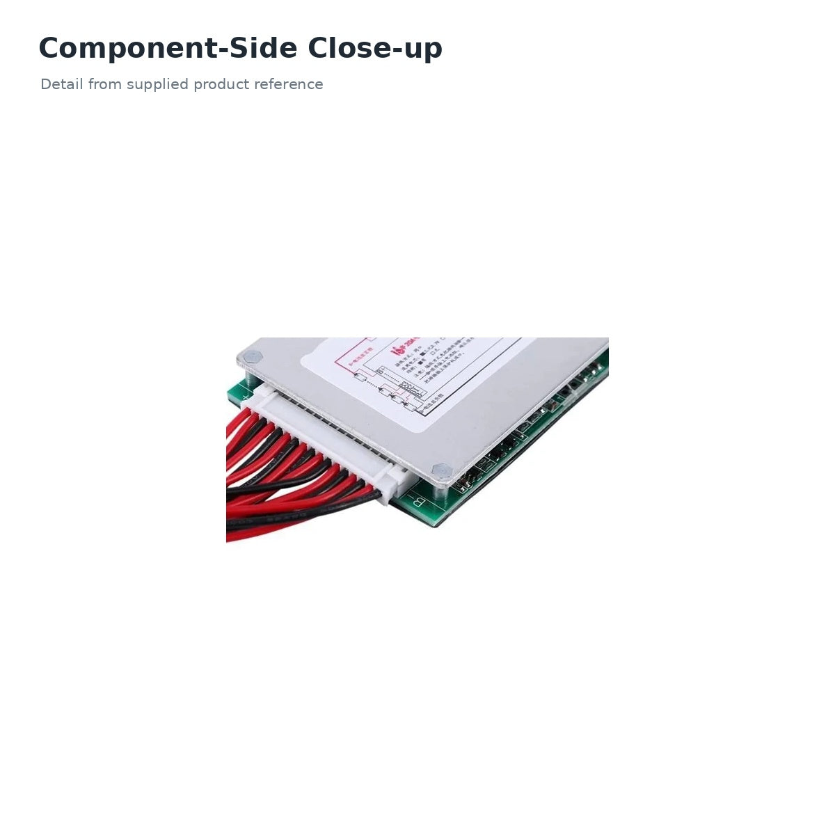 20A 16S 60V 18650 Lithium-Ion BMS Protection Board with Heatsink for E-Bike & Scooter