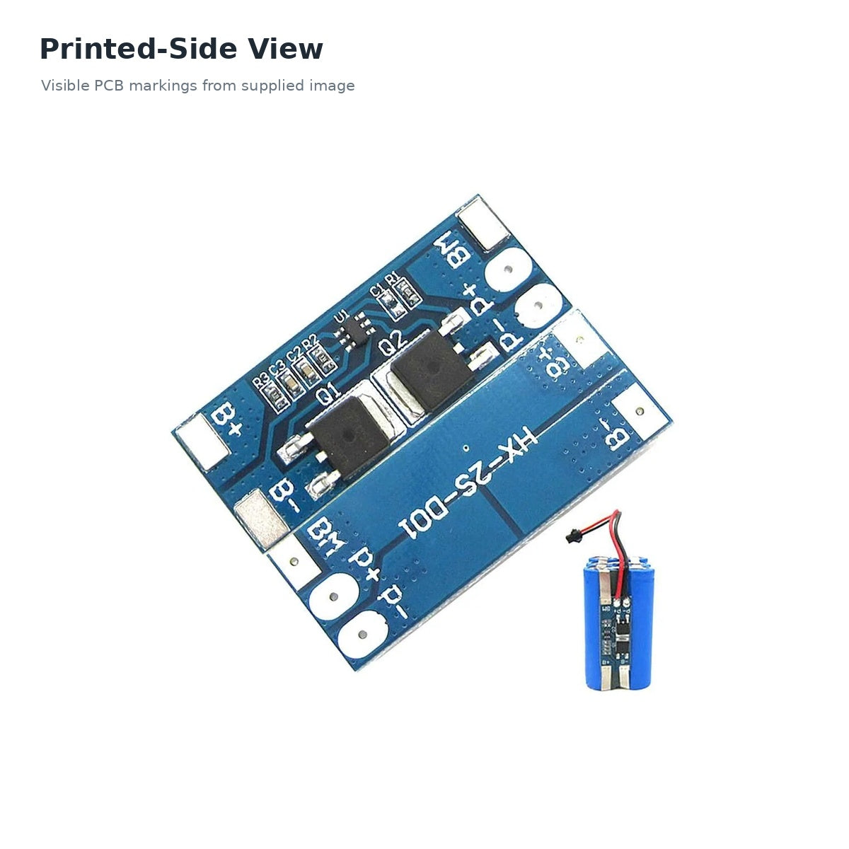 2S 8A 7.4V 8.4V 18650 Lithium-Ion BMS Battery Protection Board