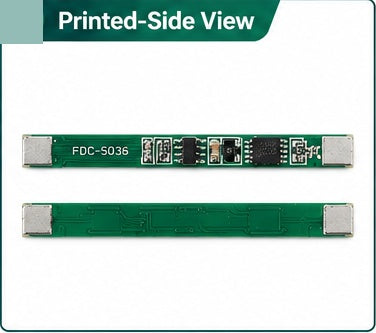1S 3.7V Li-ion BMS Protection Board with Thermistor for 18650 Battery