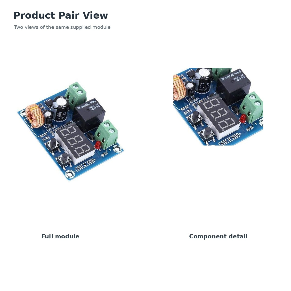 XH-M609 Low Voltage Disconnect Module 12–36V DC with Digital Display