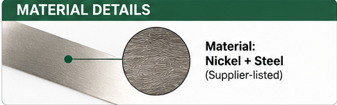 1 Meter 18650 Nickel Strip 0.12mm × 5mm for Battery Spot Welding