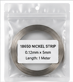 1 Meter 18650 Nickel Strip 0.12mm × 5mm for Battery Spot Welding