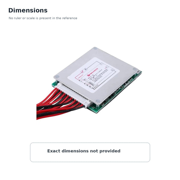 20A 16S 60V 18650 Lithium-Ion BMS Protection Board with Heatsink for E-Bike & Scooter