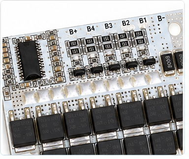 3S / 4S / 5S 100A LiFePO4 BMS Protection Board with Cell Balancing