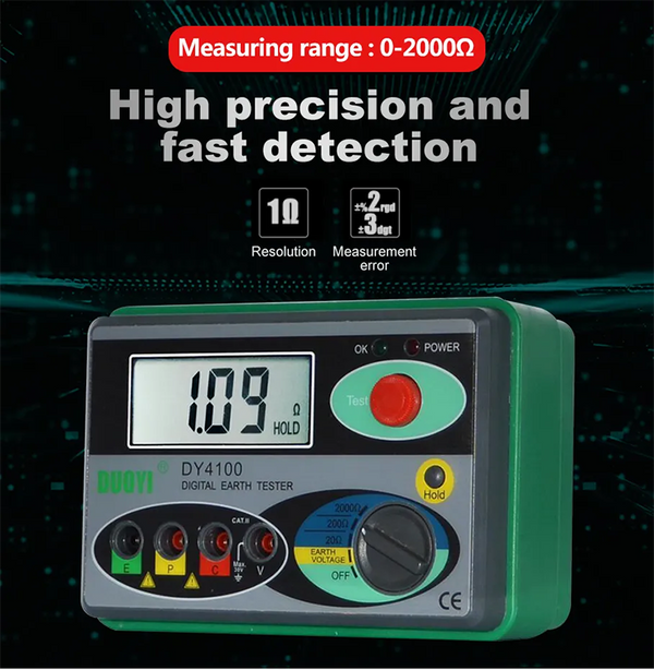 DY4100 Digital Earth Tester In Pakistan