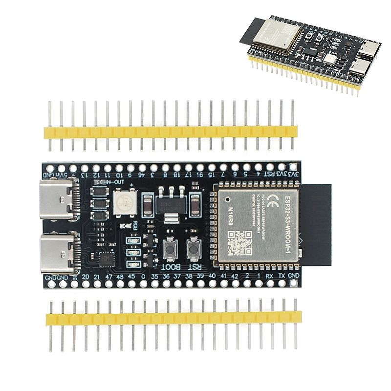 ESP32-S3 Devkitc-1 N16R8 Development Board – 16MB Flash, 8MB Psram, Wi-Fi & Bluetooth 5.0 Le With External Antenna Connector