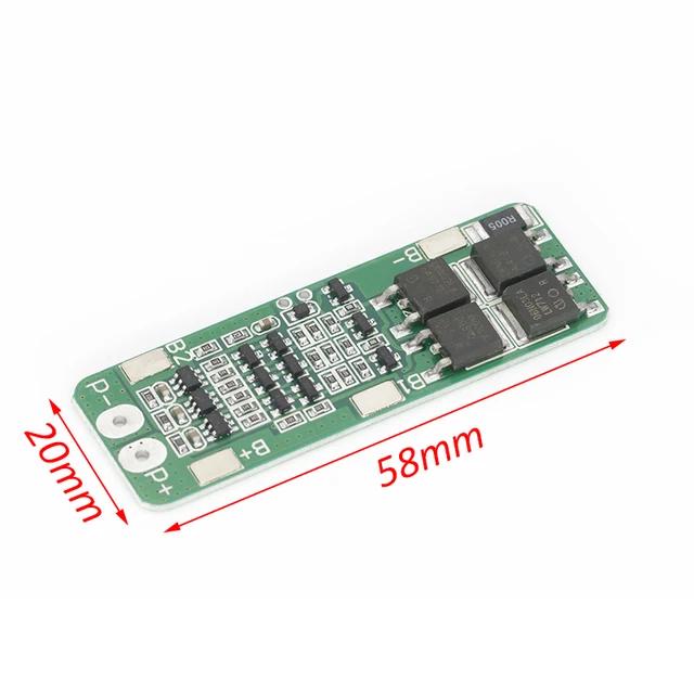 3S 20A 12.6V Li-ion Battery BMS Protection Board for 18650 Cells
