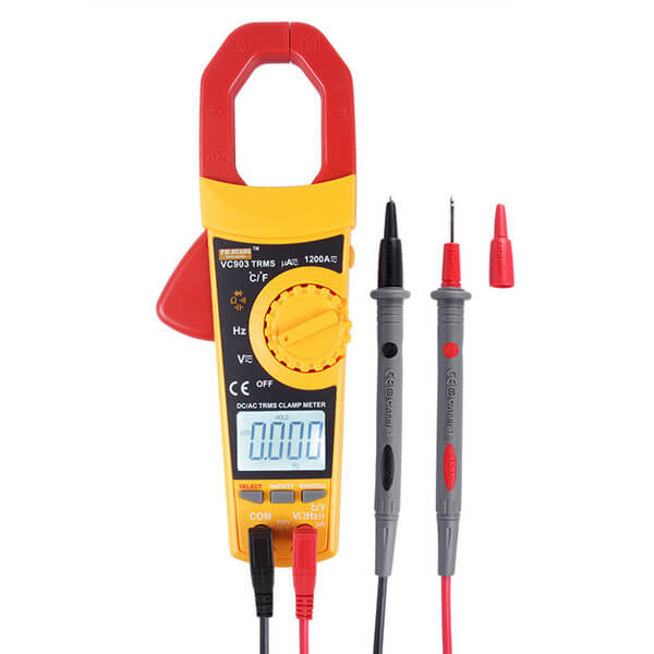 VC-903 hand held digital clamp meter auto range MAX AC and DC current ...