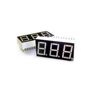 3 Digit Common Cathode 7 Segment LED Display