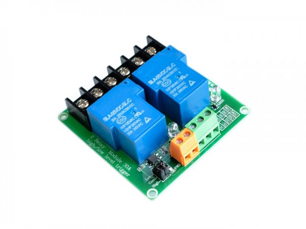Two 30A 2-channel relay module