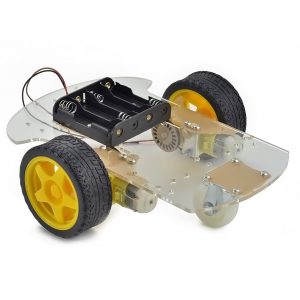 2WD DIY Transparent Motor Smart Robot Car