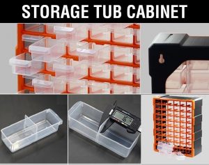 60 Drawer Plastic Storage Boxes