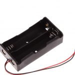2xAA Battery Cell Holder Square Case