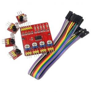 4 Way Infrared Line Follow Sensor Module
