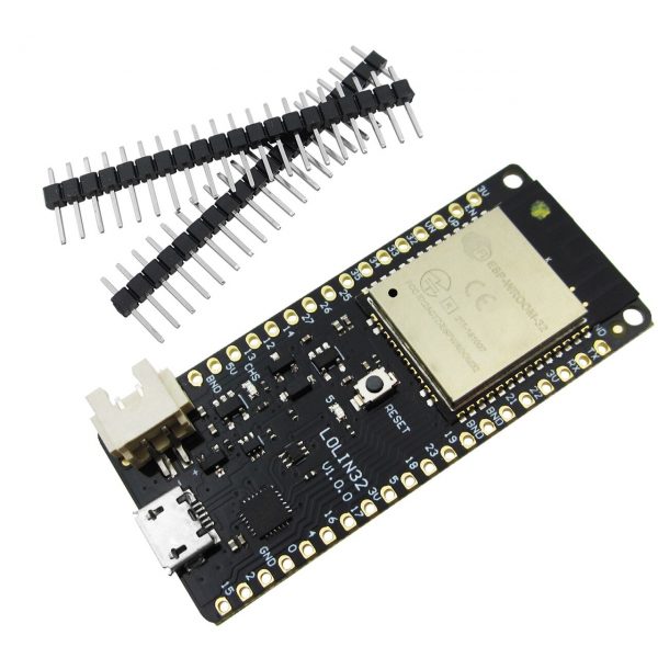ESP32 Wemos LoLin32 ESP32, WiFi + Bluetooth + LiPo battery connector in Pakistan