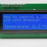 PCF8574T IIC/I2C 1602 Blue