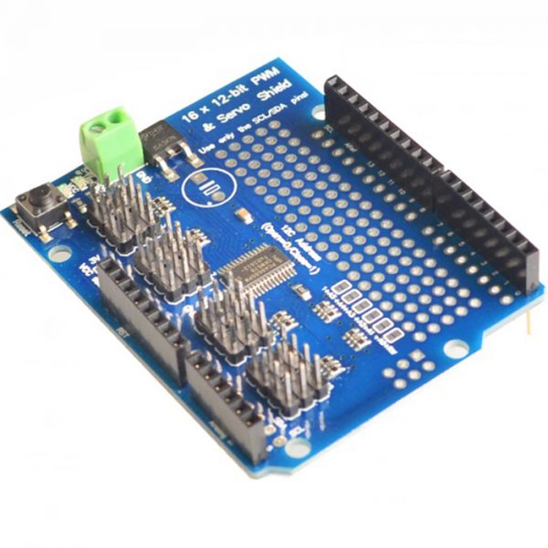 PCA9685 12 Bit 16 Channel Servo Shield