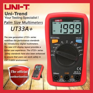 UNI-T UT33A+ Palm Size Multimeter