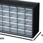 25 Section Plastic Cabinet