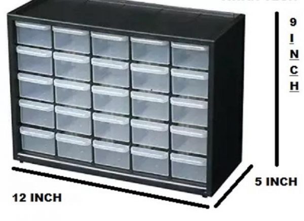 25 Section Plastic Cabinet