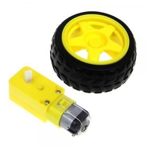 Smart Robot Car DC 3-6V Gear Tyre Wheel Motor Set