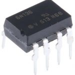6N136 8 Pin Transistor Optocoupler in Pakistan