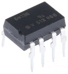 6N136 8 Pin Transistor Optocoupler in Pakistan