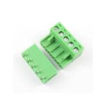 5 Pin Connector PCB Mount Right Angle, Bent Screw Terminal