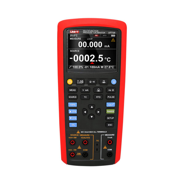 UT725 Multifunction Process Calibrator