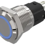16mm Waterproof Metal Power Switch Blue | Electronics Hub