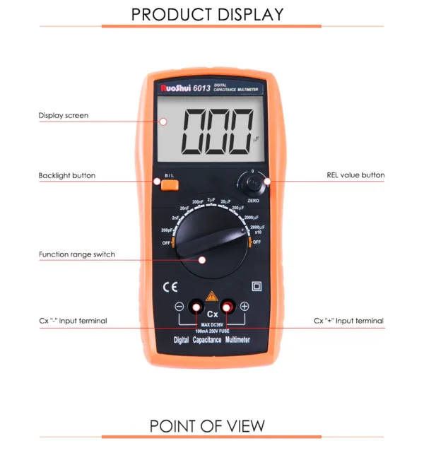 VC6013 Digital LC Meter | Electronics Hub