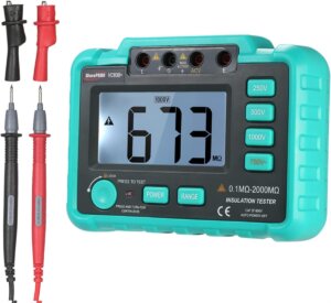 VC60B+ 1000V Insulation Tester – Electronics Hub